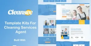 Cleansee - Cleaning Service Elementor Template Kit