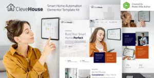 Clevehouse – Smart Home Automation Elementor Template Kit