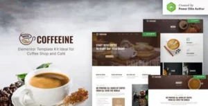 Coffeeine – Coffee Shop & Cafe Elementor Template Kit