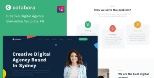 Colabora - Creative Digital Agency Elementor Template Kit