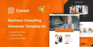 Conset – Business Consulting Elementor Template Kit