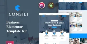 Consilt - Business & Consulting Elementor Template Kit