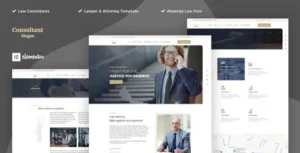 Consultants - Lawyer & Attorney Elementor Template Kits