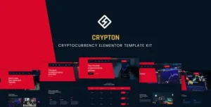 Crypton - Cryptocurrency Elementor Template Kit