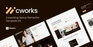 Cworks - Coworking Space Elementor Template Kit