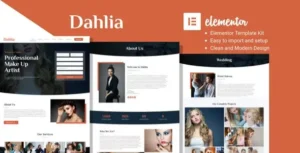 Dahlia - Beauty Business Elementor Template Kit