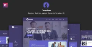 Desolve - Business Agency Elementor Template Kit