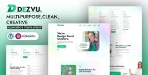 DezVu – Creative Agency Elementor Template Kit