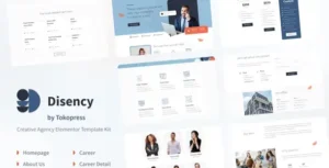 Disency Creative Digital Agency Elementor Template Kit