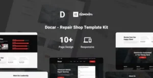 Docar - Repair Shop Elementor Template Kit