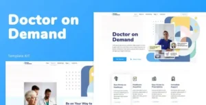 Doctor on Demand – Online Consultations Elementor Template Kit