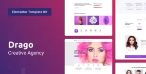 Drago - Creative Digital Agency Elementor Template Kit