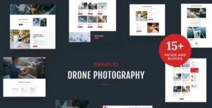 Drone Media - Aerial Photography & Videography Elementor Template Kit