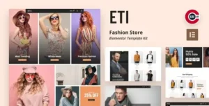 ETI - Fashion Store Elementor Template Kit