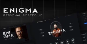 Enigma - Personal Portfolio Elementor Template Kit