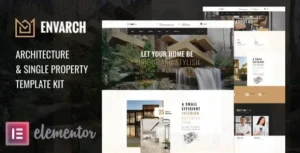 EnvArch – Architecture & Single Property Elementor Template Kit