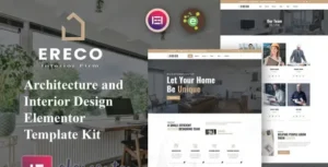 Ereco - Architecture & Interior Design Elementor Template Kit