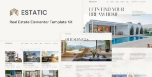 Estatic - Real Estate Elementor Template Kit