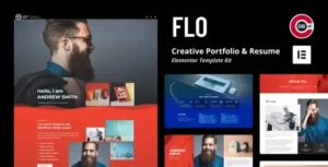 FLO - Creative Portfolio & Resume Template Kit