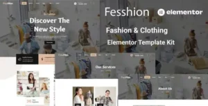 Fesshion - Fashion & Clothing Elementor Template Kit