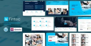 Fintec - Finance, Business Company Elementor Template Kit