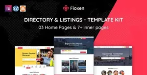 Fioxen - Travel Directory & Listings Elementor Template Kit