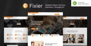 Fixier – Gadgets & Electronics Repair Services Elementor Template Kit