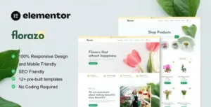 Florazo - WooCommerce Florist & Flower Shop Elementor Template Kit