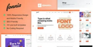 Fonnia - Digital Product Store Elementor Template Kit