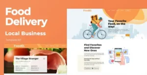 FoodDelivery - Local Business Elementor Template Kit