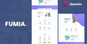 Fumia - Startup Agency Elementor Template Kit