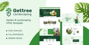 Gettree – Garden & Landscaping Elementor Template Kit