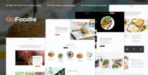 GoFoodie - Cafe & Restaurant Elementor Template Kit