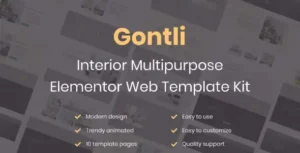 Gontli - Interior Multipurpose Template Kit