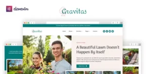 Gravitas - Garden & Landscape Design Elementor Template Kit