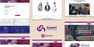 Gueni - Business Solution Elementor Template Kit