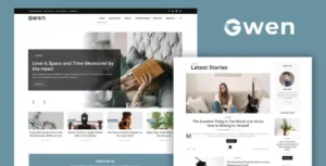 Gwen - Blog & Magazine Elementor Template Kit