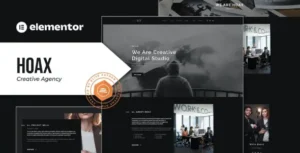 Hoax - Creative Agency Elementor Template Kit