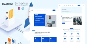 Hostlabs - Cloud Hosting Services Elementor Template Kit