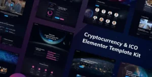 Hoverex Cryptocurrency & ICO Elementor Template Kit