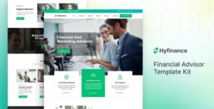 Hyfinance - Financial Advisor Elementor Template Kit