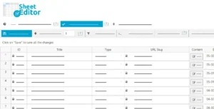 WP Sheet Editor