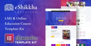 eShikkha - eLearning Elementor Template Kit