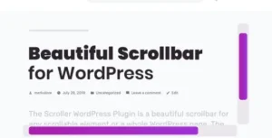 Beautiful Scrollbar for WordPress