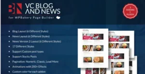 Blog and News Addons for WPBakery Page Builder WP