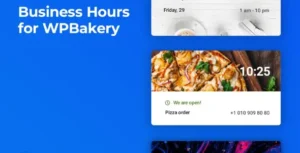 Business Hours for WPBakery