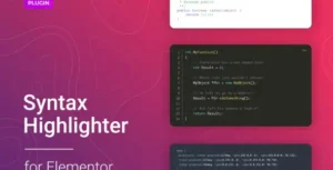 Code Syntax Highlighter for Elementor