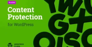 Content Protection Plugin for WordPress Theme