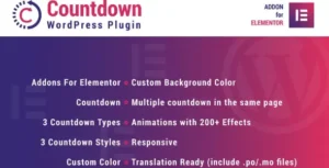 Countdown for Elementor WordPress Plugin