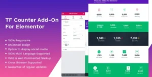 Counter addon - widget for Elementor